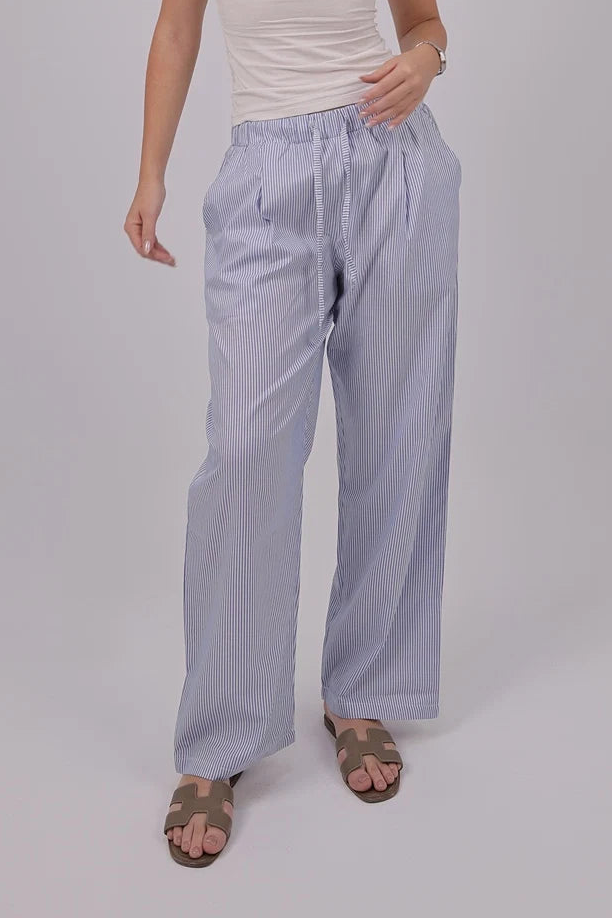 Capri Stripe Trouser Women Fit