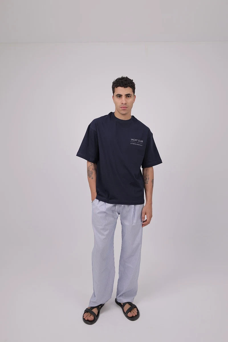 Capri Stripe Trouser